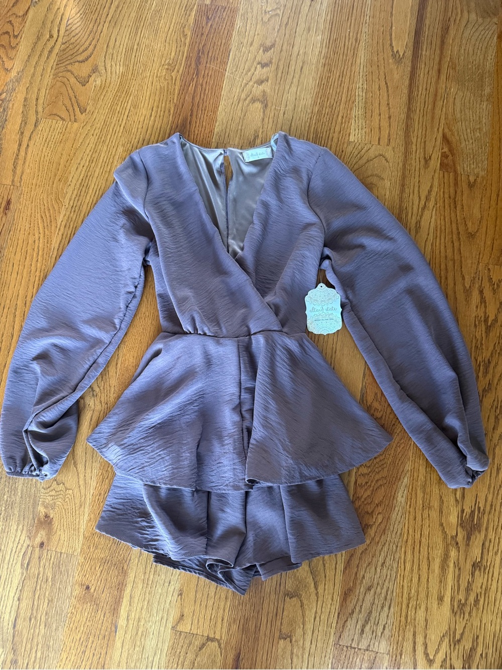 Altar’d State Brown Romper size Small